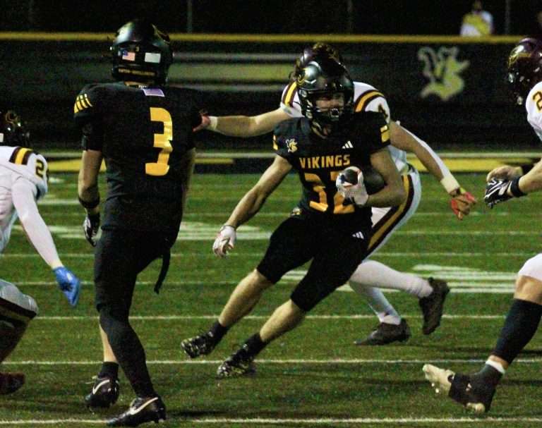 Goal line stand sends Vikings to playoffs, 25-20